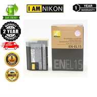 ( 100% Nikon SG )Nikon EN-EL15 Battery for Nikon d7000 7100 7200 7500 d750 d800 d810(1 Years Warrant