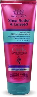Eva Hair Clinic Curls Shea Butter & Linseed Miracle Twist Leave In Cream Cream’s Special Formula Is 