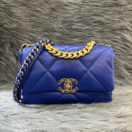 CHANEL AS1160 19 26 COCO 藍紫 羊皮 肩背包 斜背包 手拿包 口蓋包