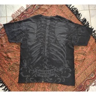 Skull Gothic Skeleton All Over Print DOMINATE Full T-Shirt