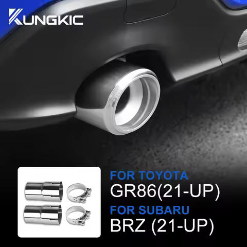 Car Exhaust Extension Pipe For Subaru BRZ Toyota GR86 2021 2022 2023 2024 2025 Stainless Steel Exhau