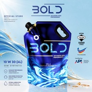 BOLD SIRIM 10w30 3L/4L Semi Synthetic SP Engine Oil Car 10w-30 Minyak Hitam Enjin Kereta Perodua Pro
