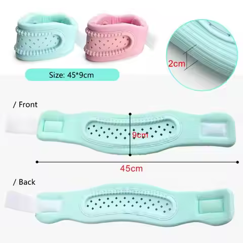 Out Breathable Neck Brace for Neck Pain and Spine Pressure Adjustable Cervical Collar Snoozing and S