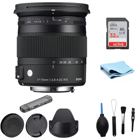 Sigma 17-70 Sigma 17-70mm f/2.8-4 DC Macro OS HSM Lens for Canon 1300D 650D 700D 750D 760D 800D T3i 