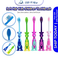 [Little B House] Soft Hair Kids Children's Toothbrush Cartoon 1-12yrs old Dental Oral Care 儿童牙刷 Beru