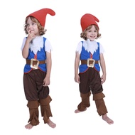 halloween costume kids 萬聖節 服裝儿童 Halloween Party cos Dwarf Suit Christmas Elf Middle Small Children K