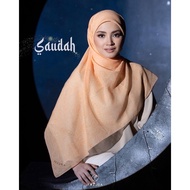 TUDUNG FAZURA PRINTED PLAIN COLLECTION BAWAL SQUARE