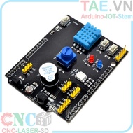 Shield Arduino Uno 9 In 1 DHT11 LM35 Buzzer IR Photoresistor VR RGB Button Led