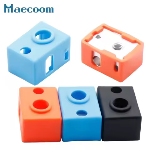 E3D V6 PT100 Heated Block Silicone Sock Cover PT100 V6 Heat Block Warm Keeping Cover 3D Printer Part