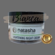 Lightening Night Cream/Natasha Skin Care/Krim Natasha/Krim Malam/Whitening/Pencerah/Krim Flek Promo