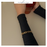 Moska Blake Chain Bracelet with 18k Gold Platting Gold Bangle for Women Fashion Accessories Bracelet