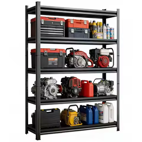 Garage Storage Shelves, Adjustable Steel Storage Rack, for Garage Storage, Heavy Duty Storage Shelve