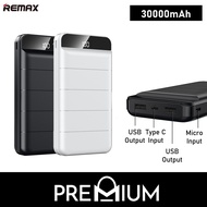REMAX 30000mAh Leader Series Powerbank 30000 mAh Power bank RPP-141 Portable Charger Compatible with iP Samsung Huawei Xiaomi