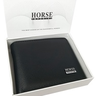 Horse Imperial Wallet กระเป๋าสตางค์แฟชั่น เรียบหรู ทรงสั้น รุ่นคลาสสิค Classic (พร้อมกล่องใส่) ขายดี