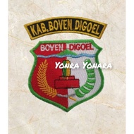 ASN Embroidery Bet, Government Logo, Civil Servant Symbol, Government, Boven Regency, Digoel, South 