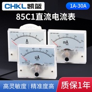8. 85C1-10A Pointer Ammeter Mechanical Electrician Measuring Instrument Brass Terminal Voltmeter V6N