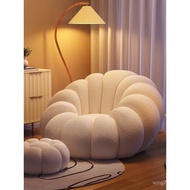 Rental Room j & Sand Fabric Pumpkin Lamb Fleece Tatami European Style Sofa Balcony Sofa Chair Lazy L