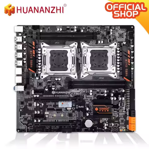 HUANANZHI X79 4D LGA 2011 X79 Motherboard For Intel E5 DDR3 1333 1600 1866MHz 128GB PCIE SATA 3 USB 
