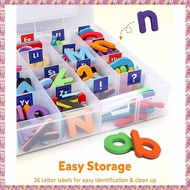 244 Pcs Magnetic Letters Numbers Set Uppercase Foam Alphabet ABC 123 Educational Toy Set