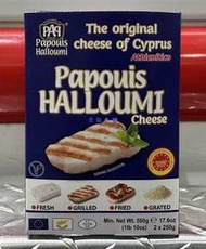 美兒小舖COSTCO好市多代購～PAPOUIS HALLOUMI 哈羅米乾酪(250gx2入)