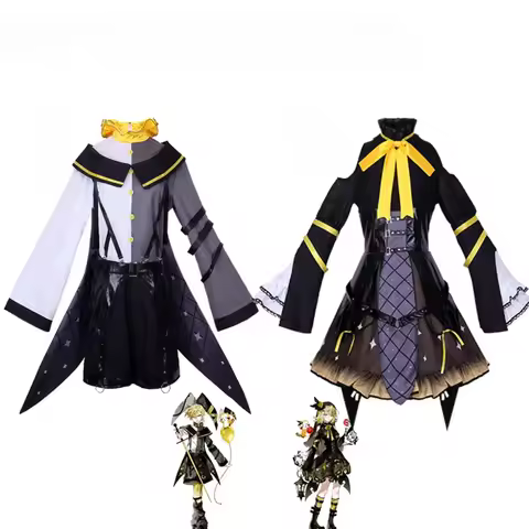 Anime Rin Ren Cosplay Costume Kagamine Ren Rin Little Raccoon Cosplay Len Costume Uniform for Hallow