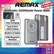 【3C CCC Certified】Remax 5000mAh Powerbank Magnetic Wireless Powerbank Remax CX-2 10000mAh Fast Charg
