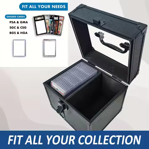 Graded Card Storage Box Organizer for BGS PSA FGS SGC Trading Cards Slabs Card Brick Case for MTG PT