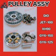 MOTORCYCLE PULLEY ASSY FOR DIO JET-100 XH90 GY6-150 GY6-125