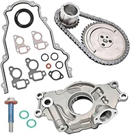 LS High Volume Oil Pump Timing Chain Kit w/Gaskets M295HV Fit for Chevy GM 4.8L 5.3L 5.7L 6.0L LS1 L