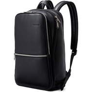 SAMSONITE Classic Leather Slim Backpack, Black, One Size Black