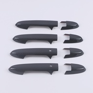 Fit For Honda Shuttle ABS Carbon Fiber Door handle protection cover Trim