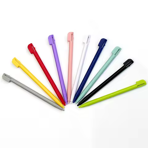 OSTENT 10pcs Touch Stylus Pen for Nintendo DSL NDS Lite NDSL Plastic Color Game Console Screen Touch