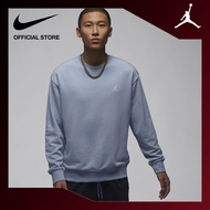 Nike Men's Jordan Ess Flc Crew Lb Tee - Blue Grey