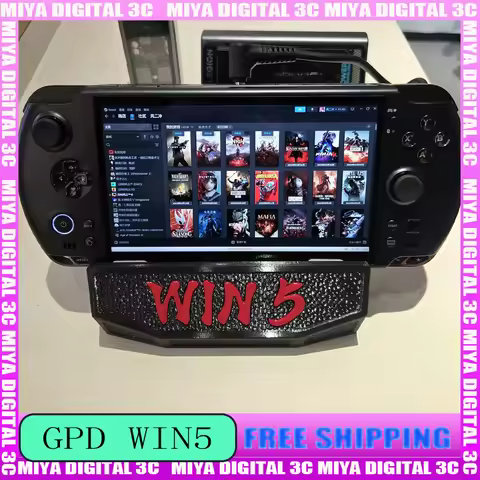 GPD Win5 7" 120Hz 1080P LTPS Screen Handheld Gaming Console AMD395 M.2 2280 SSD Windows11 RGB Ergono