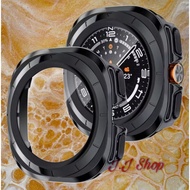 Case Cover Casing Pc Hardcase Plus Tempered Glass Anti-Scratch Protective Glass Samsung Galaxy Watch