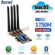 NEW Fenvi T919 BCM94360 PCIe Wifi 5 946CD MacOS Hackintosh AC Bluetooth