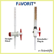 ➱ ◎ □ Burette Buret 50ml, FAVORIT