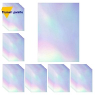 60 Sheets Holographic Laminate Sheets Clear Gitter Holographic Sticker Paper Vinyl Laminate Film 11.