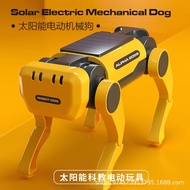 Smart Robot Robot Dog Robot Dog Can Go in the Sun Steam Solar Motor Robot Dog Children Assemble Toy 