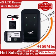 Pocket 4G LTE Router WiFi Repeater Signal Amplifier Network Expander Mobile Hotspot Wireless Mifi Modem Router SIM Card Slot shoutuan