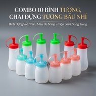 [Combo of 10 Bottles] Plastic Bottles for Chili Sauce - Sauce, Condensed Milk 150ml / 250ml – Truong