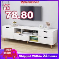 perkakas rumah Vedourstyle 5 Feet TV cabinet / rak tv/ rak tv kayu/Kabinet Tv/Almari Tv