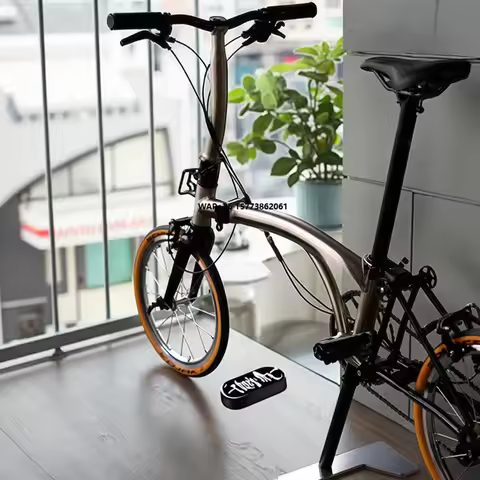 Aceoffix 16''Inch High Quality Brushed Nickel-plated Aluminium Alloy Foldable Bicycle Trifolding Bik