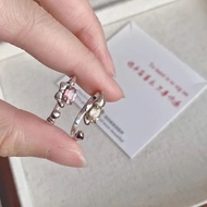 JOJO COCO Cartoon Cute Sanrio Crystal Open Ring for Women