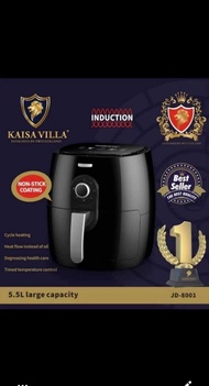 KAISA VILLA AIR FRYER 5.5L | AIR FRYER | AIR FRYER NON STICK | KAISA VILLA Heavy Duty Air Fryer 5.5 Liters | KAISA VILLA JD-8001 Heavy Duty Air Fryer 5.5 Liters Advance Fryer Powerful Frying Technology