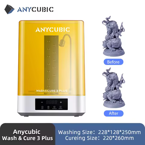 ANYCUBIC Wash & Cure 3 Plus AE Version Washing Curing 2 in 1 Machine For Photon Mono M5s LCD 3D Prin