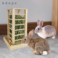 [Adepe] Rabbit Hay Stand Wooden Feeding Rack Hay Rabbit Distributor for Small Animal Cage Chinchilla