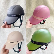 Vespa helmet with high quality sports leather belt for both men and women