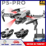 DISKON Promo 11 Hari !! Drone 2022 P5 Pro FPV Dual Kamera 4K Drone Ant