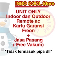 newAc Gree Split 3/4 PK GWC-07MOO Series - UNIT ONLY, STEKER SETprenium